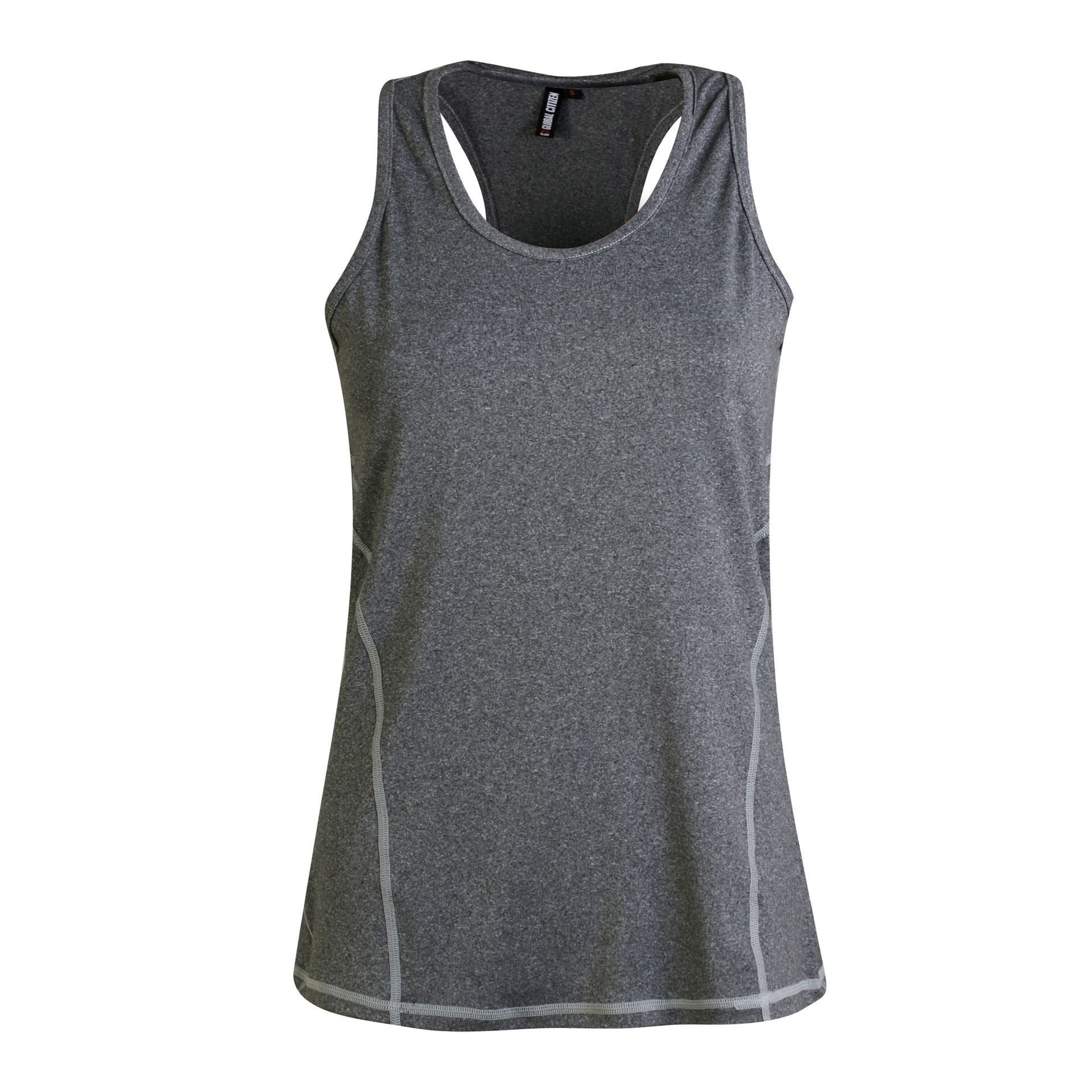 Ladies' Active Top - End Of range - 	Graphite Melange-3