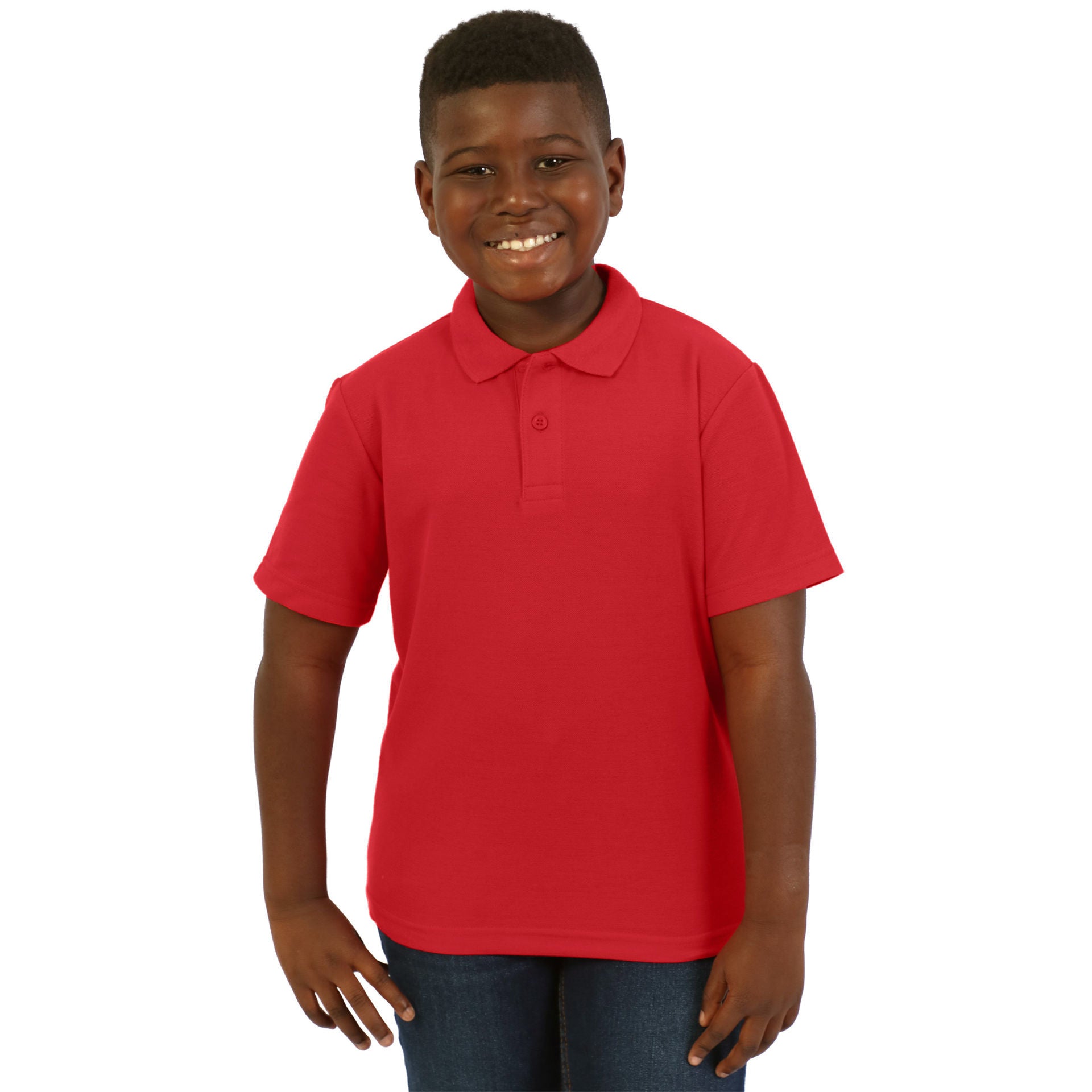 175g Youth Classic Pique Knit Polo-3