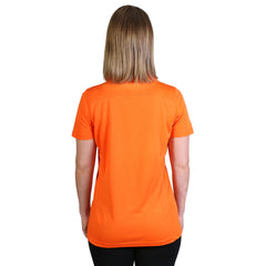 Ladies Matrix Polo - Orange/graphite-2