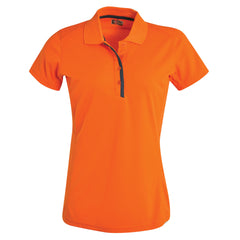 Ladies Matrix Polo - Orange/graphite-3