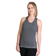 Ladies' Active Top - End Of range - 	Graphite Melange-0