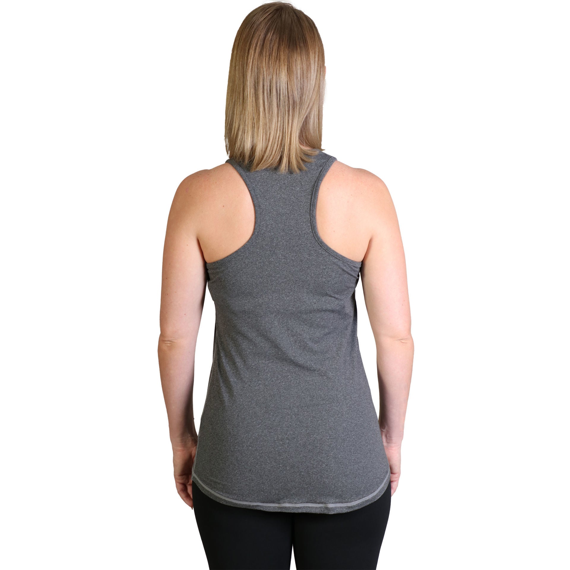 Ladies' Active Top - End Of range - 	Graphite Melange-2