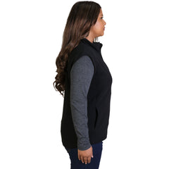 Belle Fleece - Sleeveless - Black - End Of Range-1