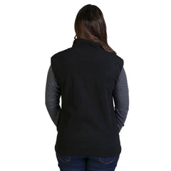 Belle Fleece - Sleeveless - Black - End Of Range-2