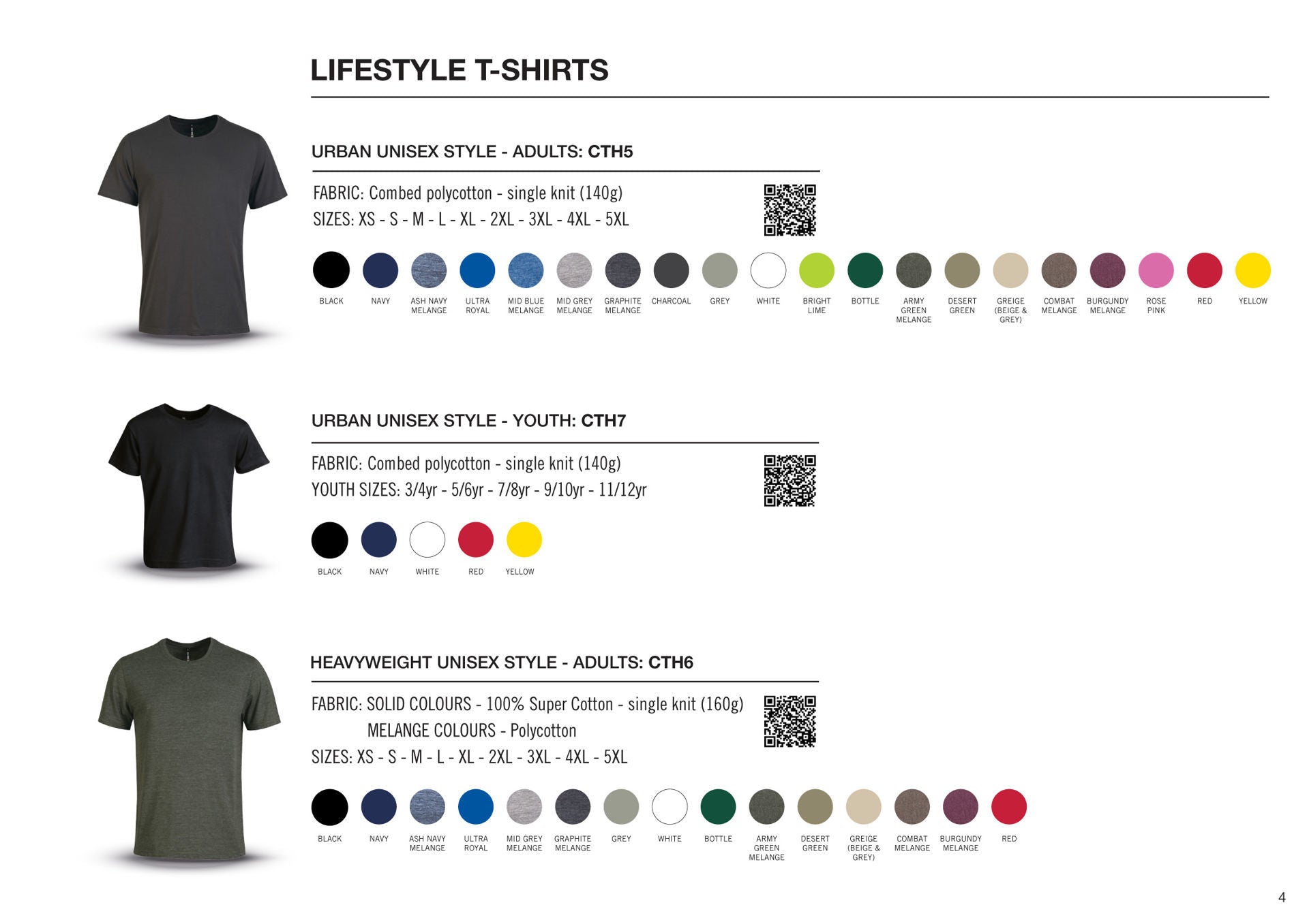 140g Urban Lifestyle Youth T-Shirt-16