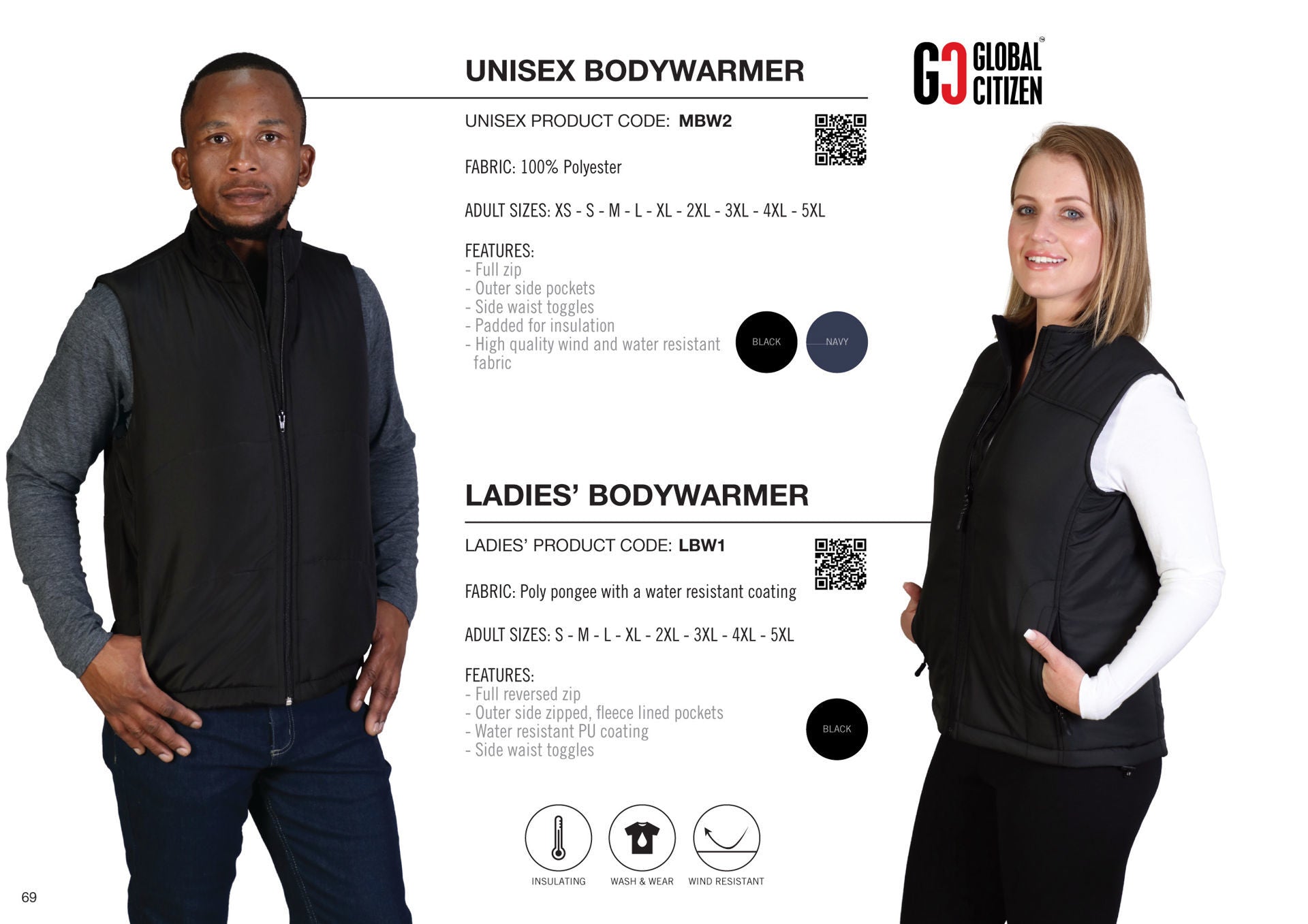 Unisex Bodywarmer - Navy - While Stocks Last-4
