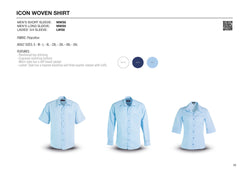 Icon Woven Shirt Long Sleeve - White - End Of Range-2