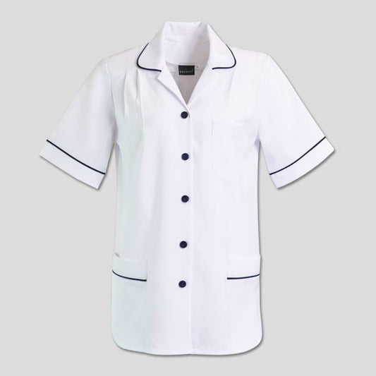 Udine Top - White / Navy - End Of Range-0