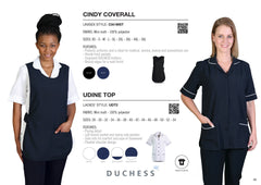 Udine Top - White / Navy - End Of Range-1