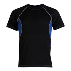 Coolmax Sports Tee - Black / Royal -While Stocks Last-0