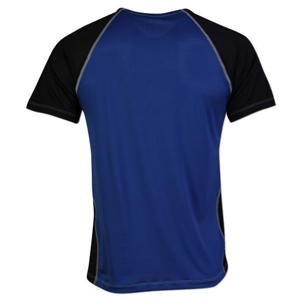 Coolmax Sports Tee - Black / Royal - End of Range-1