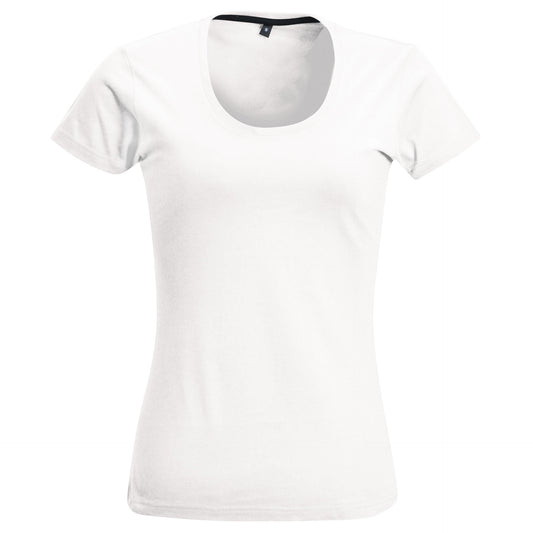 Ladies 150g Fashion Fit T-Shirt - White - End of Range-0