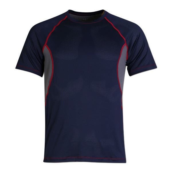 Coolmax Sports Tee - Navy/Grey - End Of Range-3