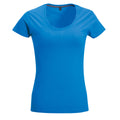 Ladies 150g Fashion Fit T-Shirt - Electric Blue - End Of Range