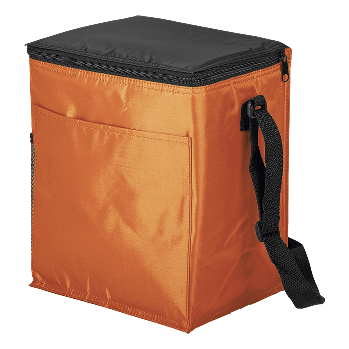 12 Can Cooler with 2 Exterior Pockets 70D PEVA Lining-2