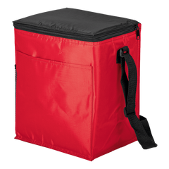 12 Can Cooler with 2 Exterior Pockets 70D PEVA Lining-3