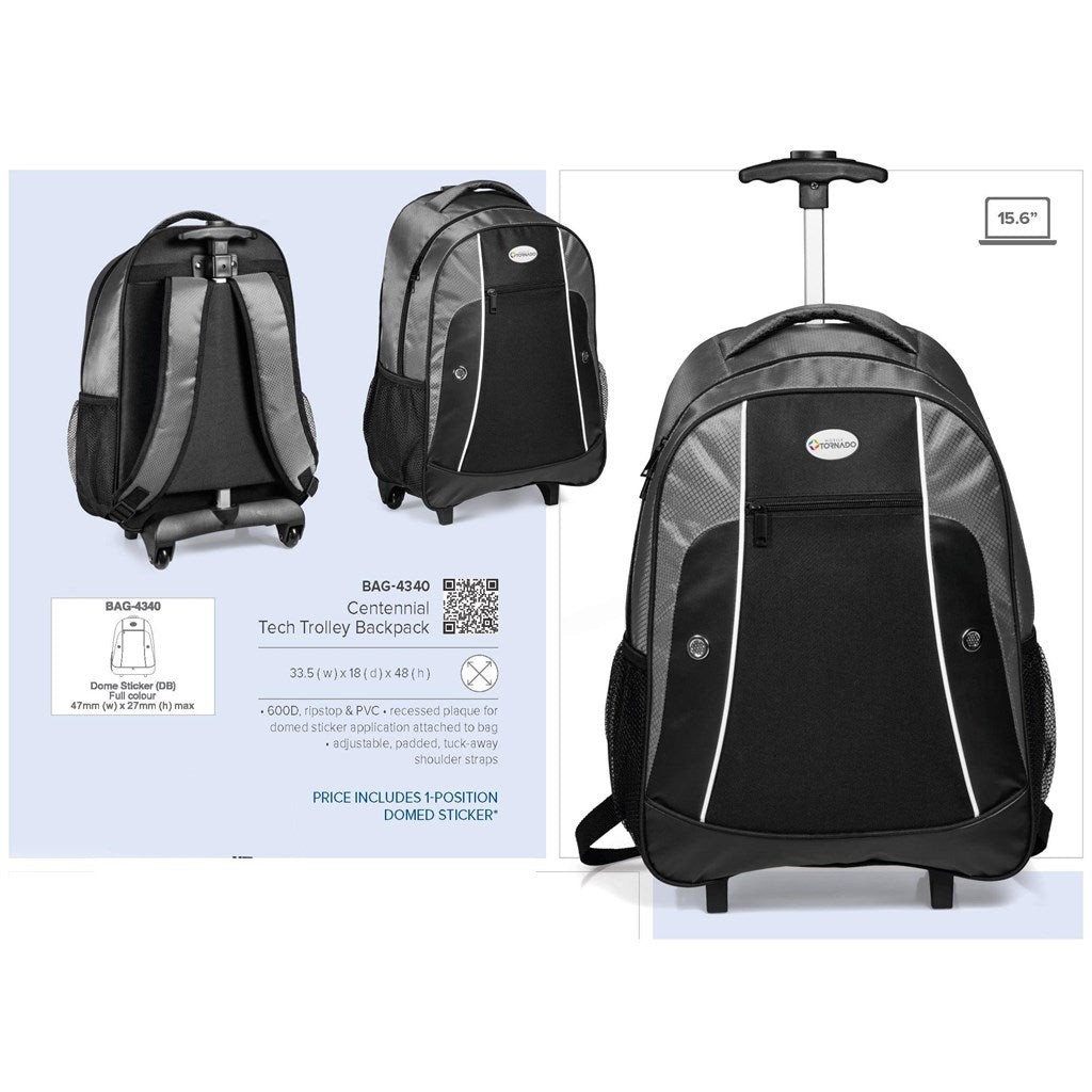 Centennial Laptop Trolley Backpack-3