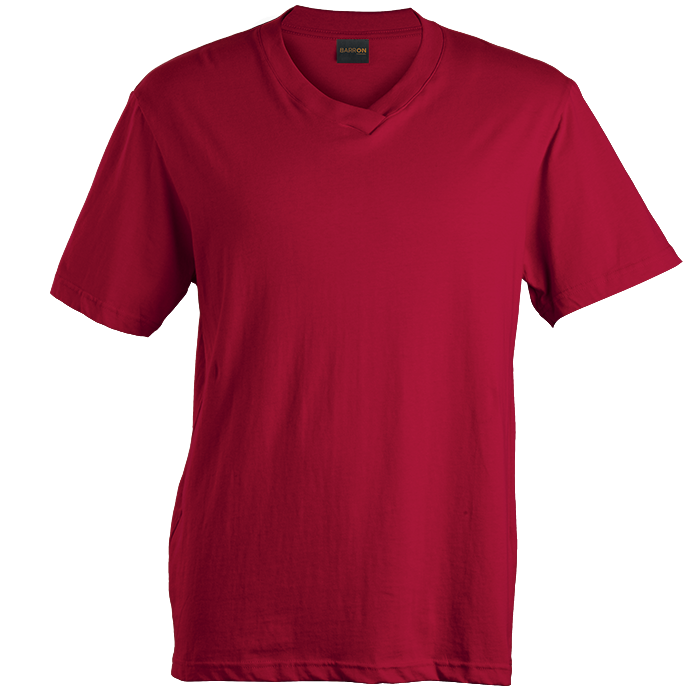 180g Barron V-Neck T-Shirt (TSV180B)-3