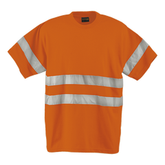 150g Poly Cotton Safety T-Shirt with tape (TSS150BT)-1