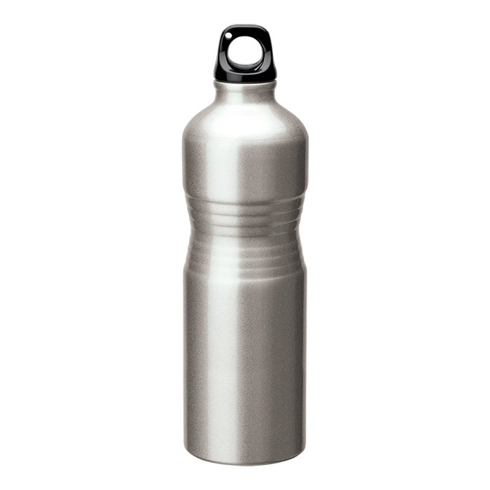 680ml Shaped Aluminium Water Bottle-1