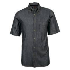 Denver Denim Shirt Short Sleeve Mens-0