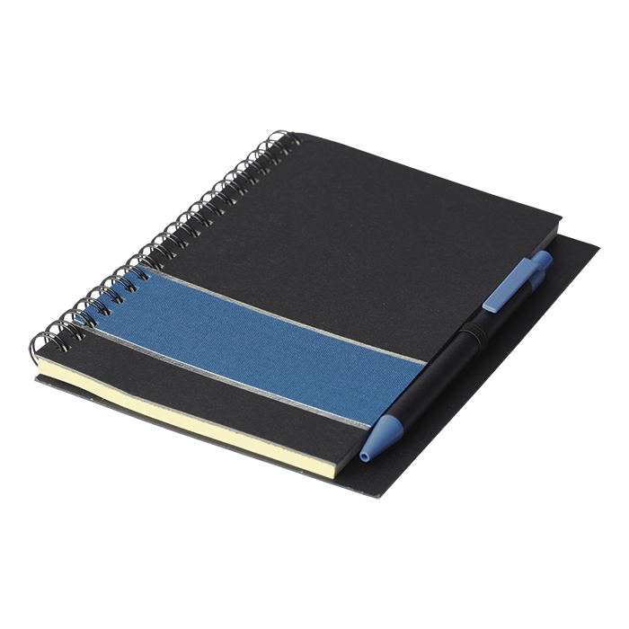 Coloured Stripe Notebook with Pen-0