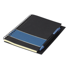 Coloured Stripe Notebook with Pen-0