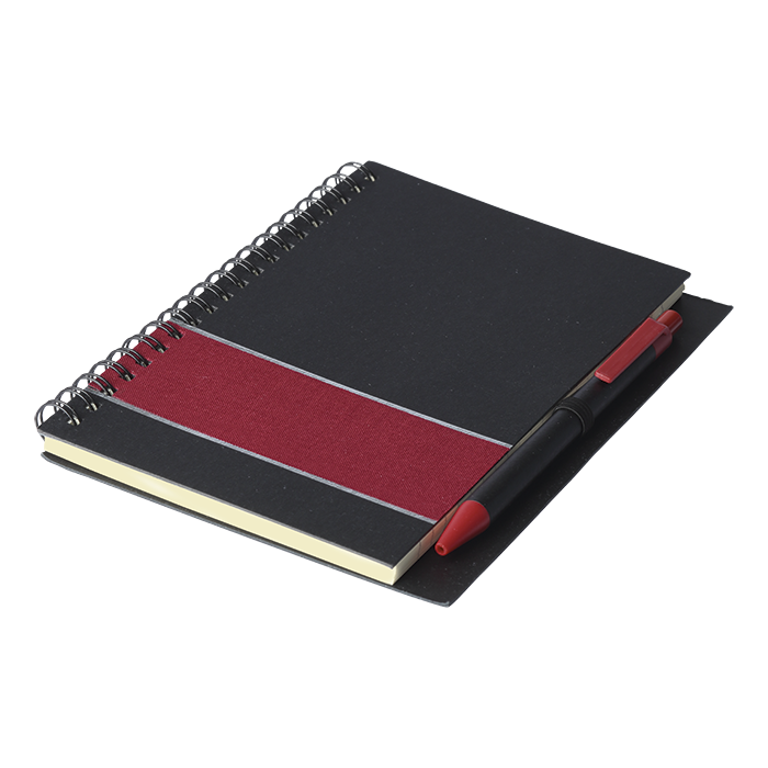 Coloured Stripe Notebook with Pen-2