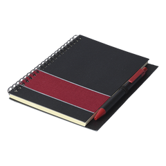 Coloured Stripe Notebook with Pen-2