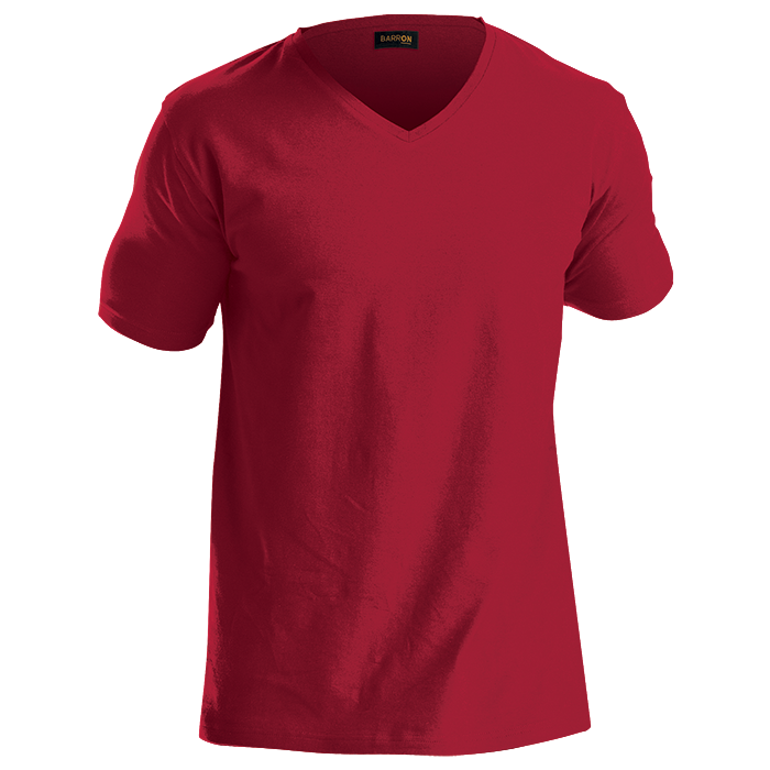 170g Slim Fit V-Neck T-Shirt Mens-4