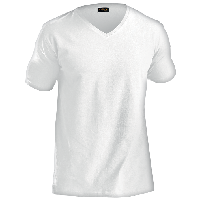 170g Slim Fit V-Neck T-Shirt Mens-5