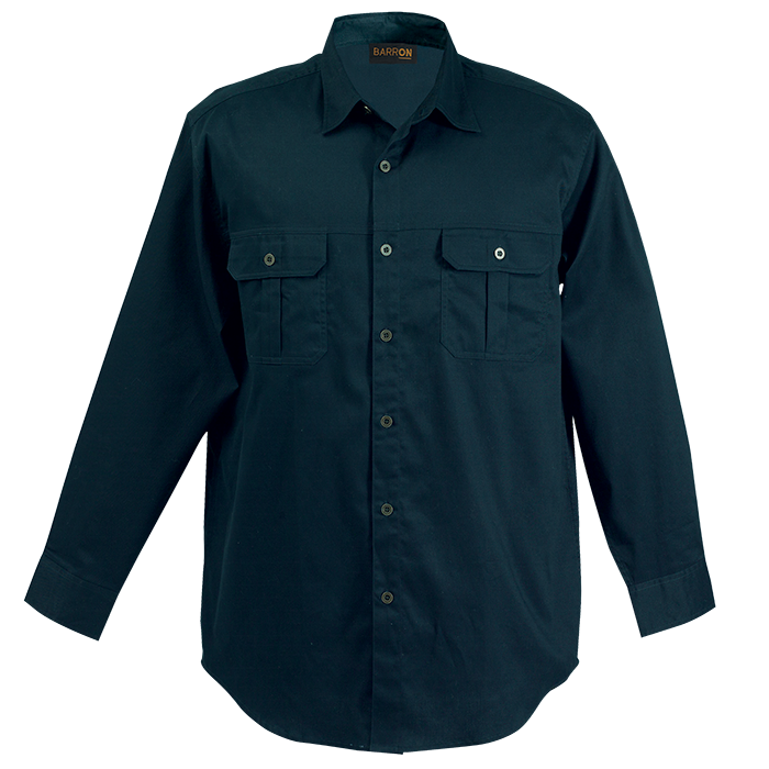 Bush Shirt Long Sleeve Mens-0