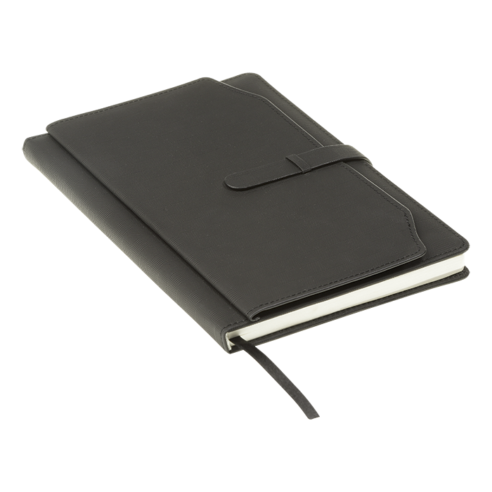 A5 Notebook with Outer Pouch-0