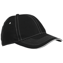 6 Panel Microfibre Stitch Cap-0