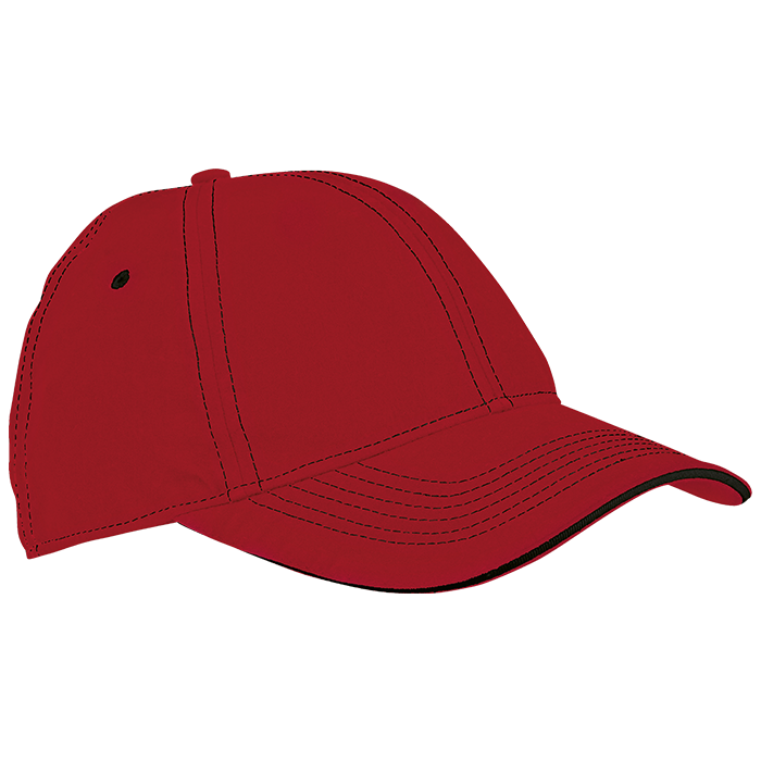 6 Panel Microfibre Stitch Cap-1