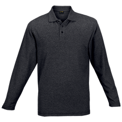 175g Pique Knit Long Sleeve Golfer Mens-1