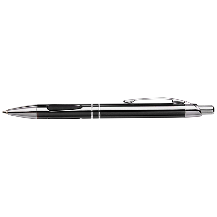 Metal Ergonomic Grip Ballpoint Pen-0