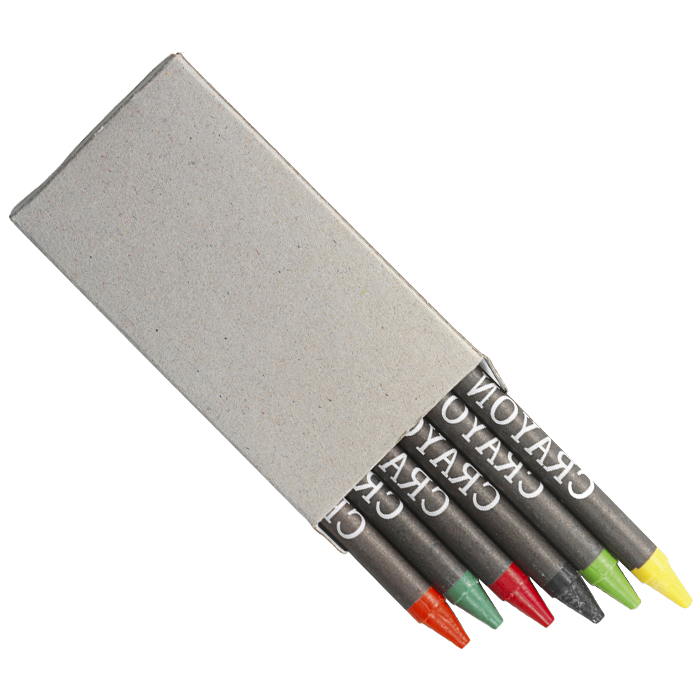 Crayons in Recycled Box Set of 6-0