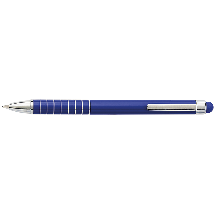 Aluminium Ballpoint Pen with Matching Colour Stylus-0