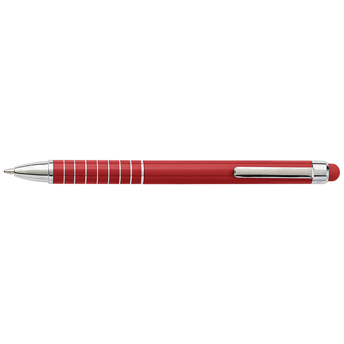 Aluminium Ballpoint Pen with Matching Colour Stylus-1