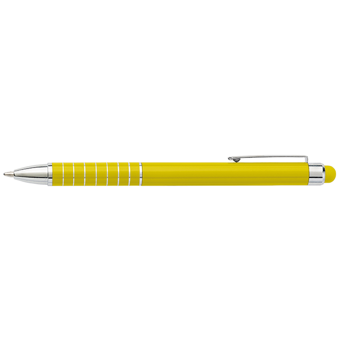 Aluminium Ballpoint Pen with Matching Colour Stylus-2