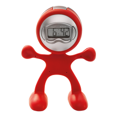 Man Shaped Alarm Clock with Memo Holder-2