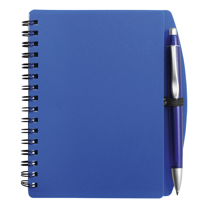 A6 Spiral Notebook and Pen-0