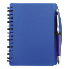 A6 Spiral Notebook and Pen-0