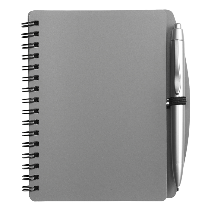 A6 Spiral Notebook and Pen-1