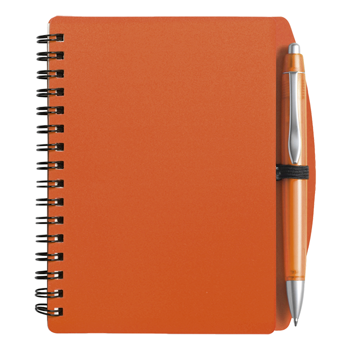 A6 Spiral Notebook and Pen-2