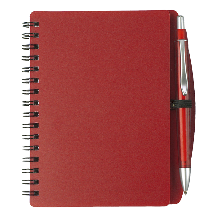 A6 Spiral Notebook and Pen-3