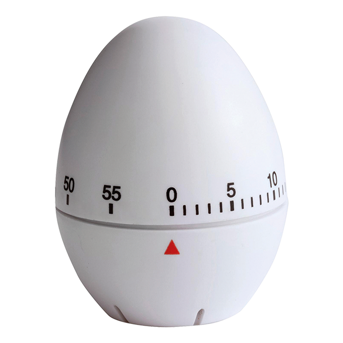 Egg Shaped Plastic Kitchen Timer-0