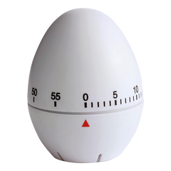 Egg Shaped Plastic Kitchen Timer-0