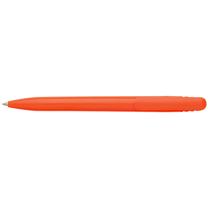 Solid Colour Ballpoint Pen with Matching Coloured Clip-0